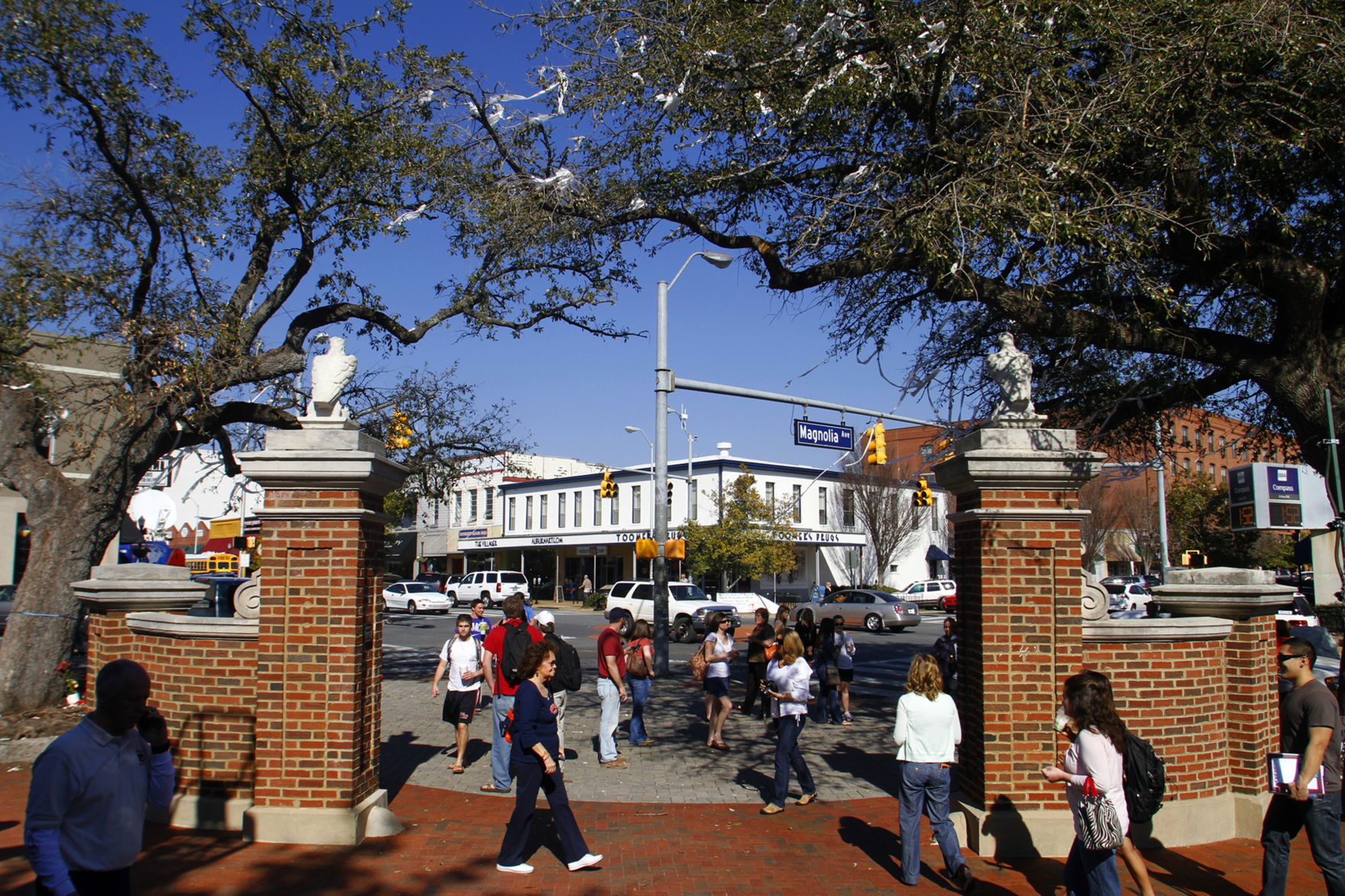 2. Rolling Toomer’s Corner (Auburn)